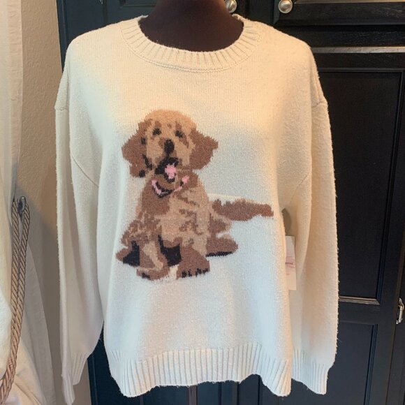Puppy Dog Sweater NWT size L - Picture 2 of 14